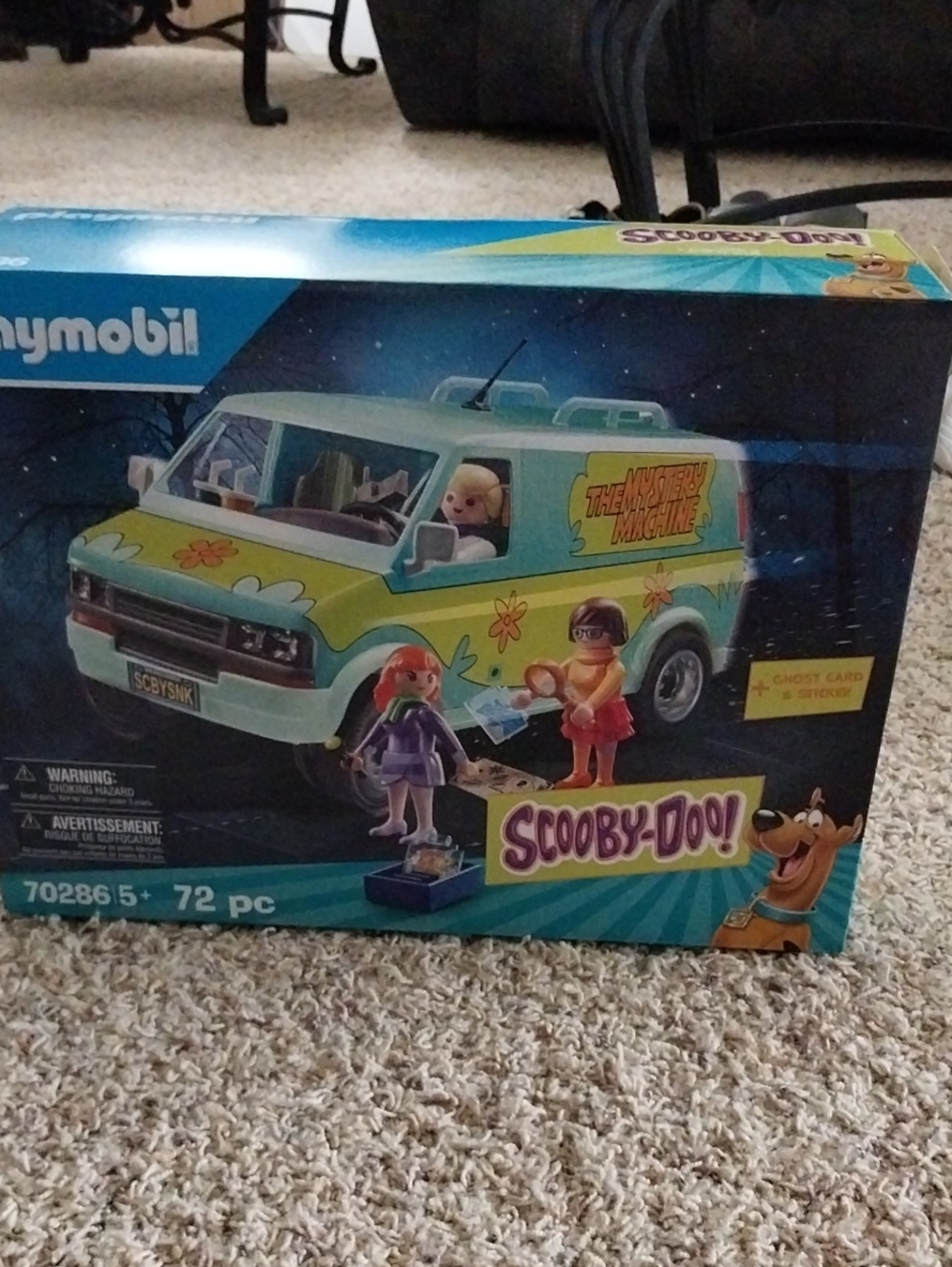 Playmobil Scooby-Doo The Mystery Machine Van - Light Green Playset